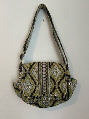 Vintage Vera Bradley Cambridge Retired Messenger Bag